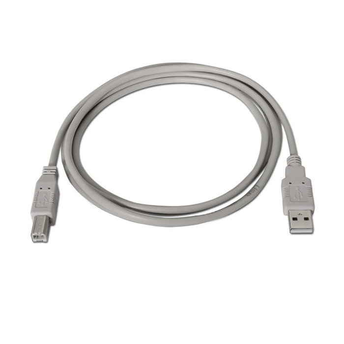 Nanocable Cable USB 2.0 para Impresora Tipo A-B Macho, 1.8m, Beige Nanocable Cable USB 2.0 para Impresora Tipo A-B Macho, 1.8m, Beige